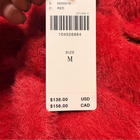 Anthropologie | The Juliet Plush Eyelash Cardigan Sweater | Sz M - Picture 12 of 13